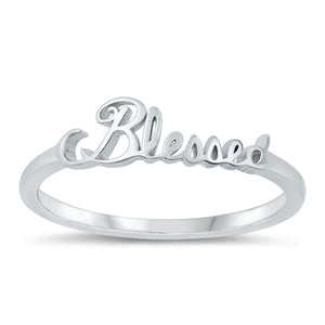 Blessed silver ring