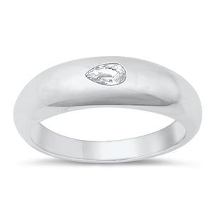 Dome ring with zirconia