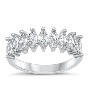 Marquise silve ring