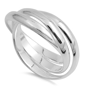 Triple silver band