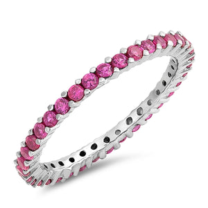 Pink zirconia band