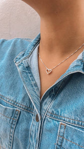 Delicate silver necklace