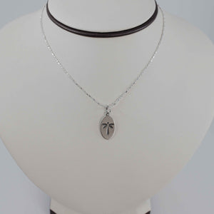 Dragon-fly silver necklace