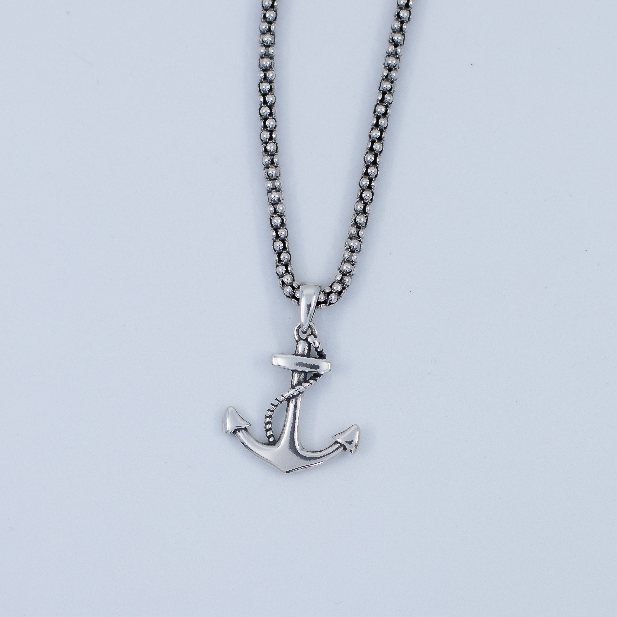 Anchor silver pendant