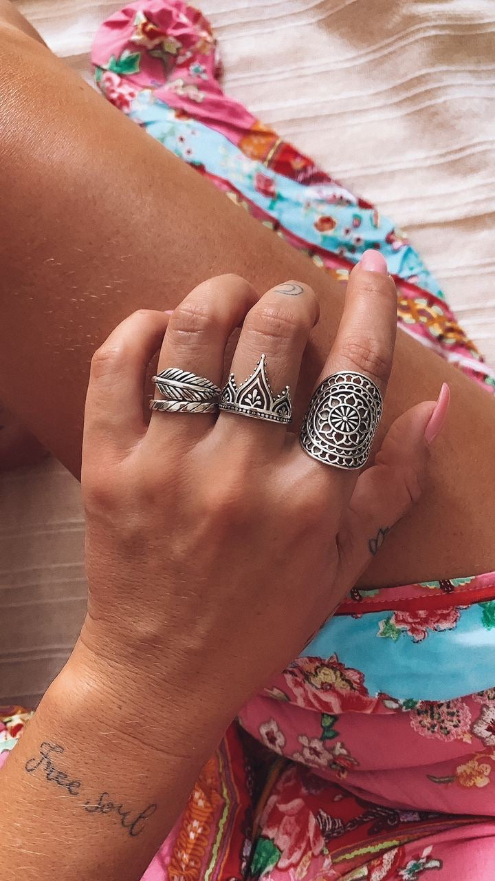 Boho Crown ring