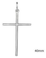 Medium Silver cross pendant