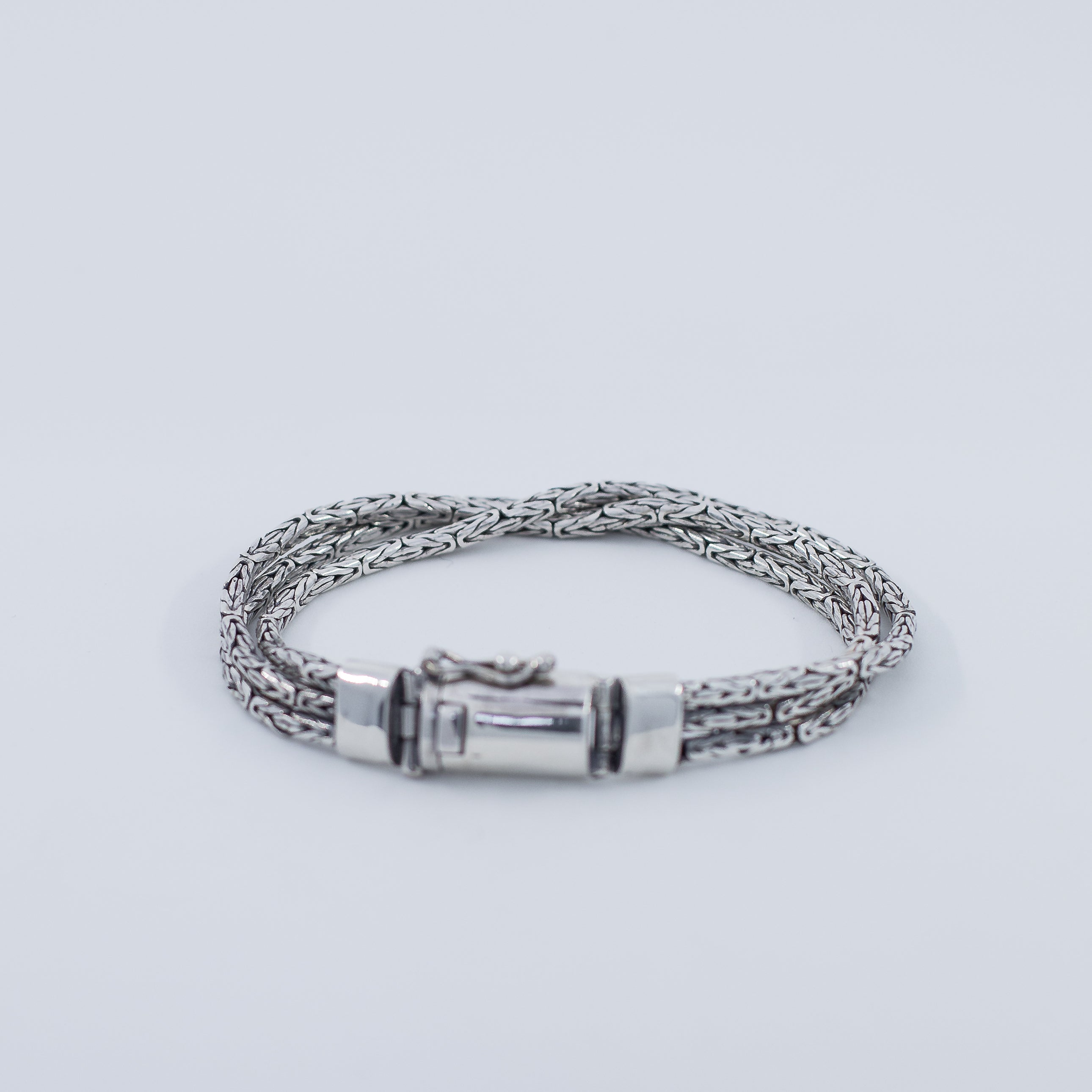 Triple byzantine style men's Bracelet