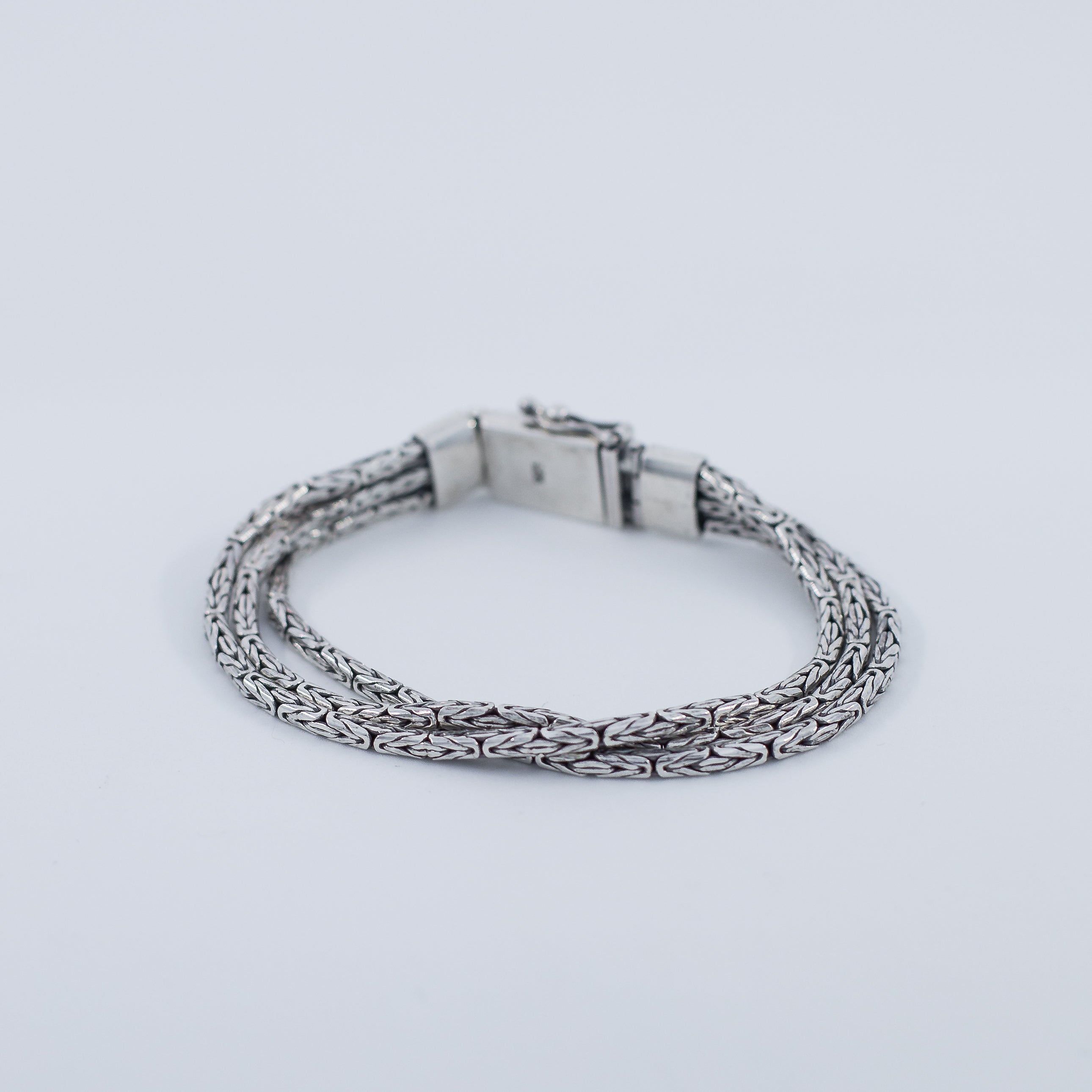 Triple byzantine style men's Bracelet