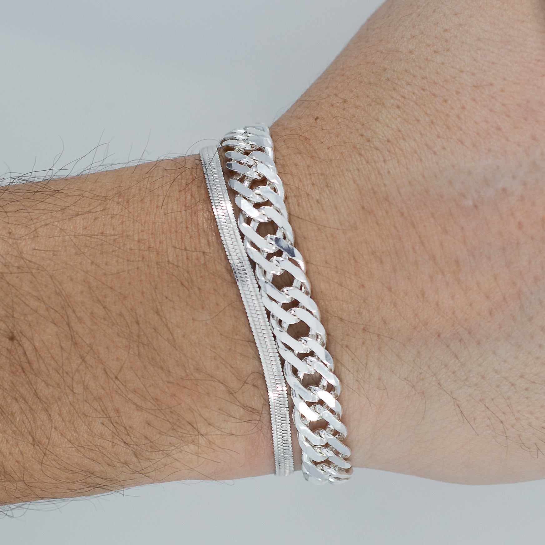 Cuban chain men's bracelet