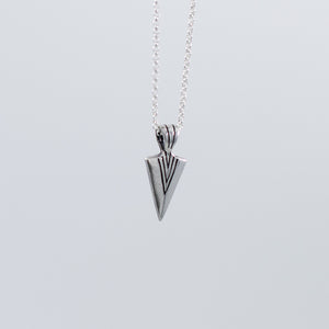 Arrow silver pendant