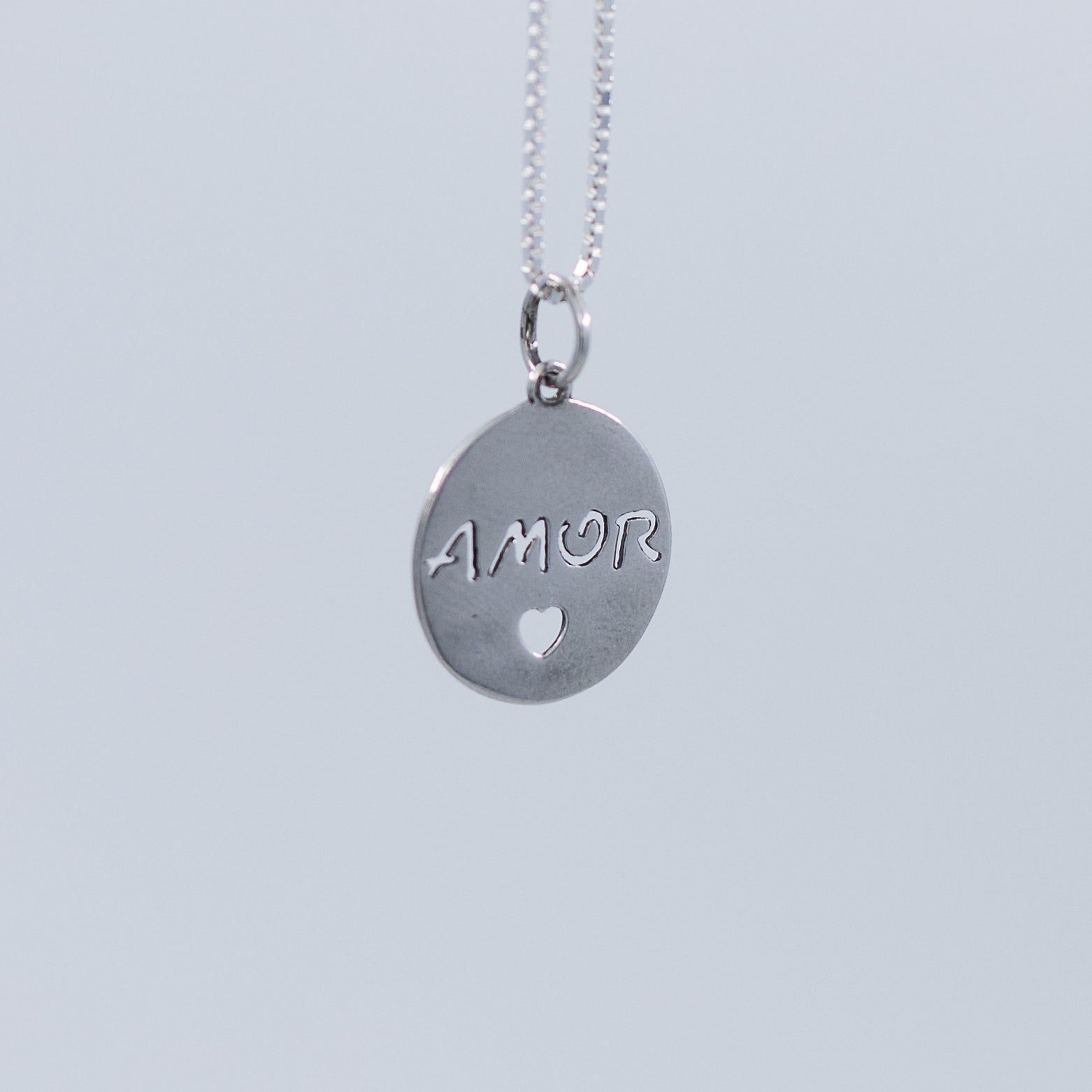 Amor silver pendant