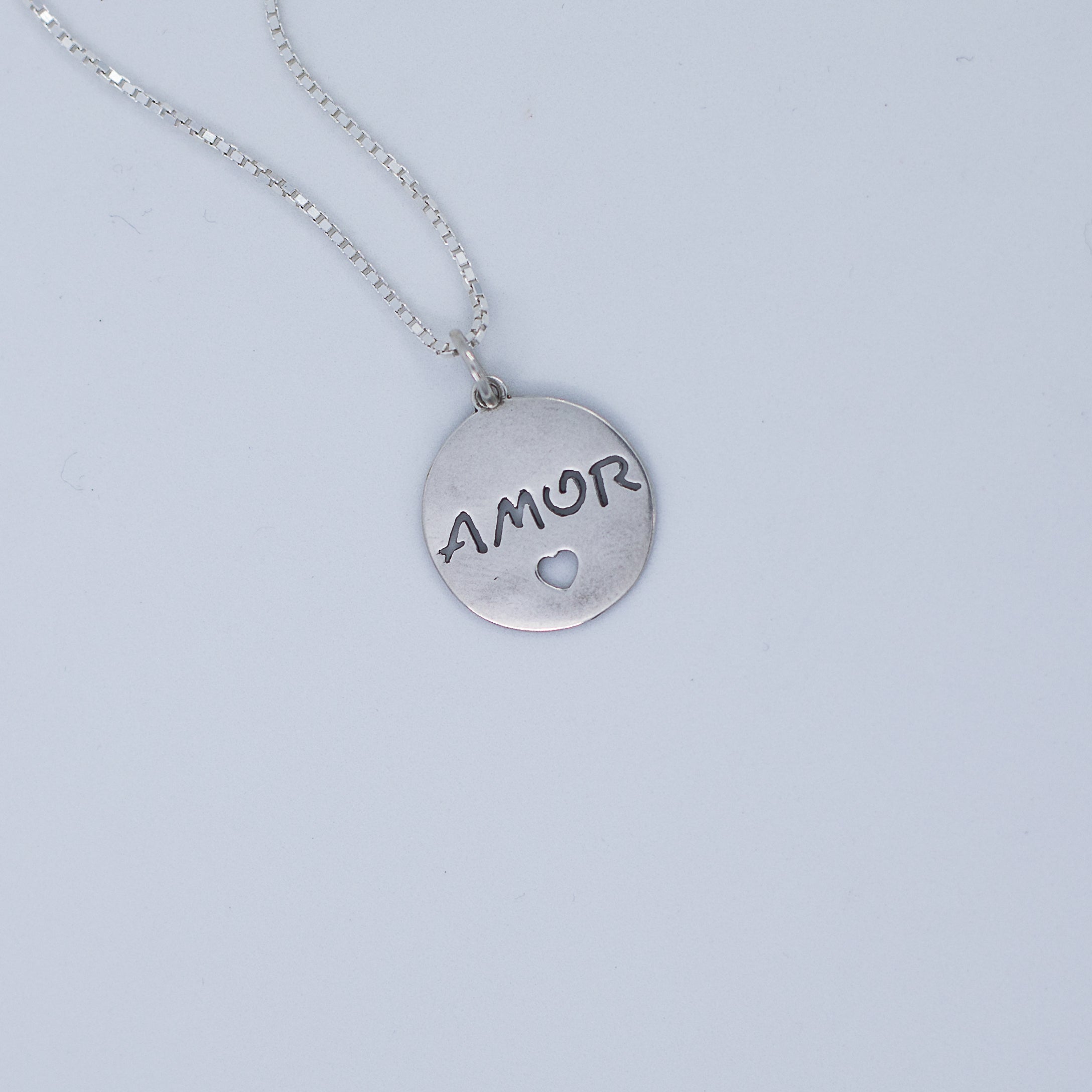 Amor silver pendant