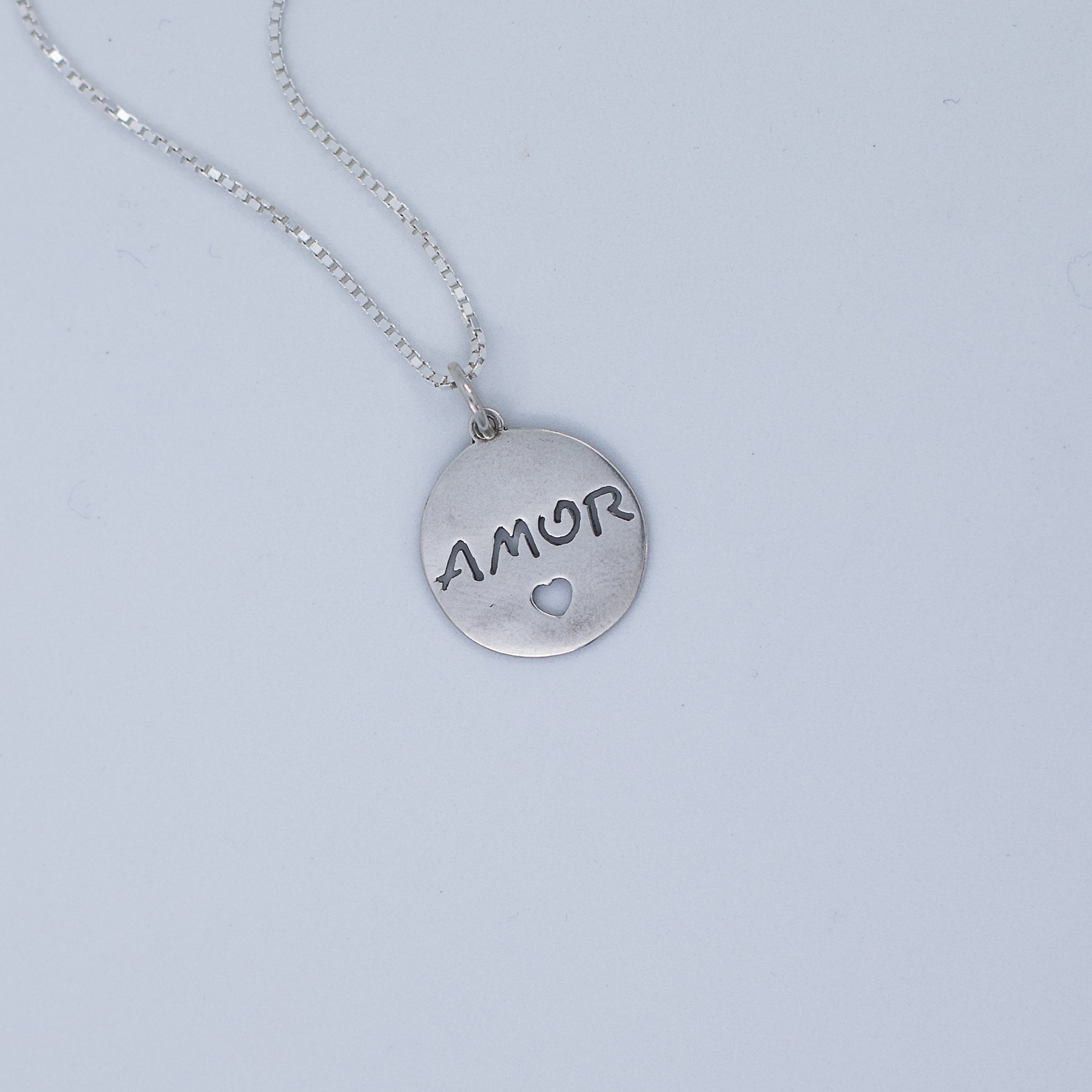 Amor silver pendant