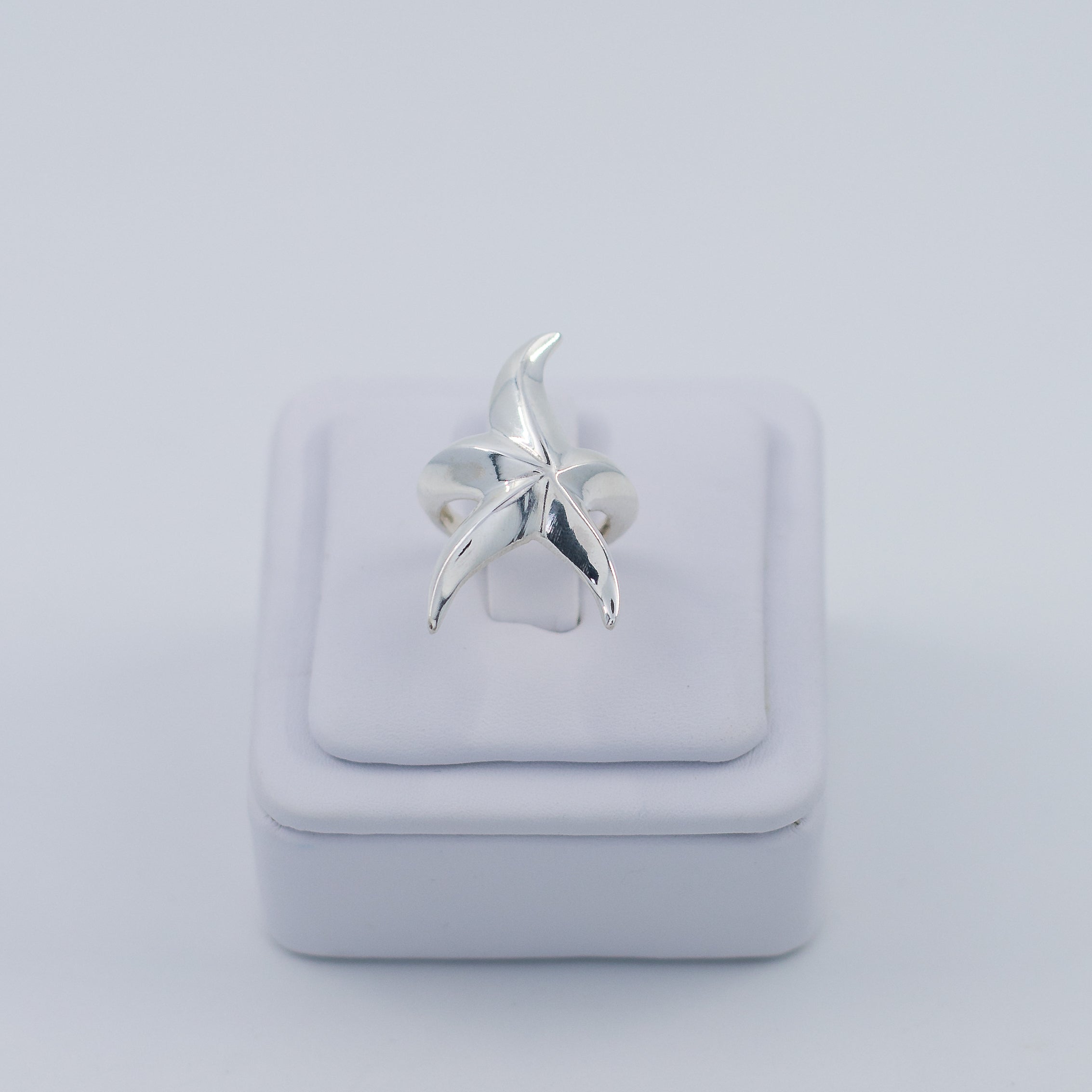 Starfish silver ring