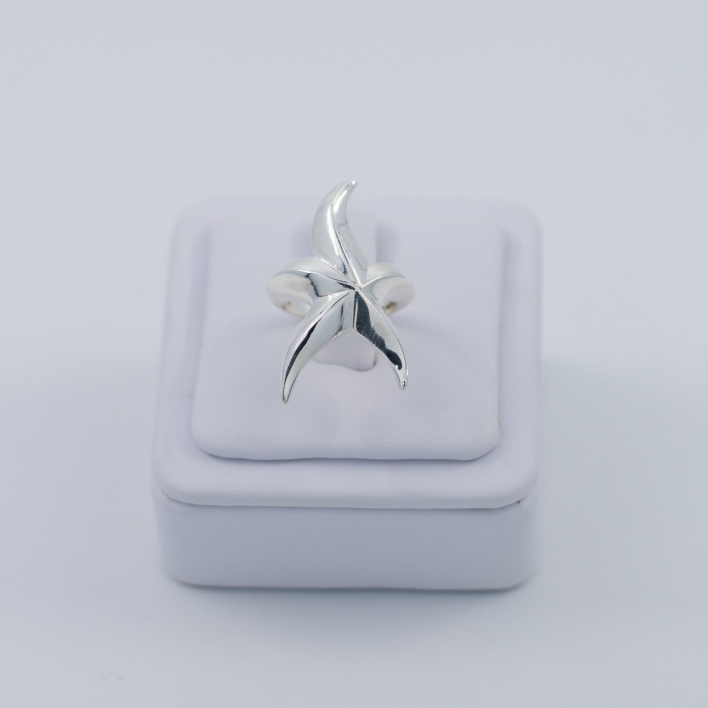 Starfish silver ring