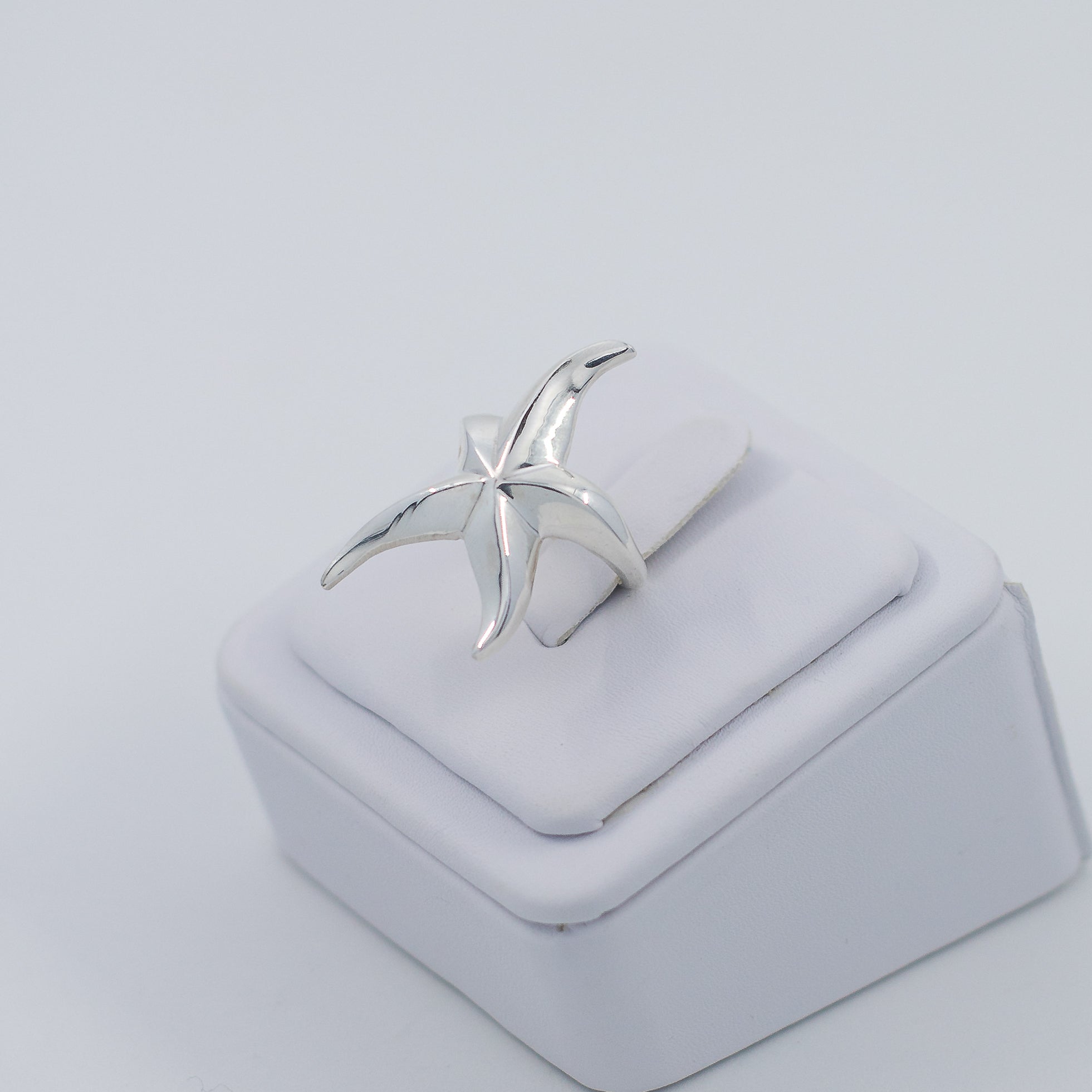 Starfish silver ring