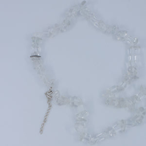 Clear crystal necklace