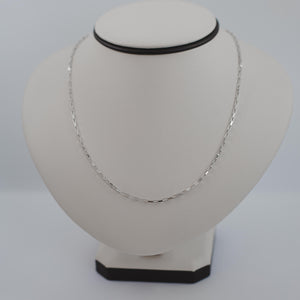 Cartier style silver chain