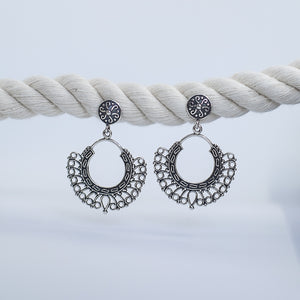 Haryana silver earring