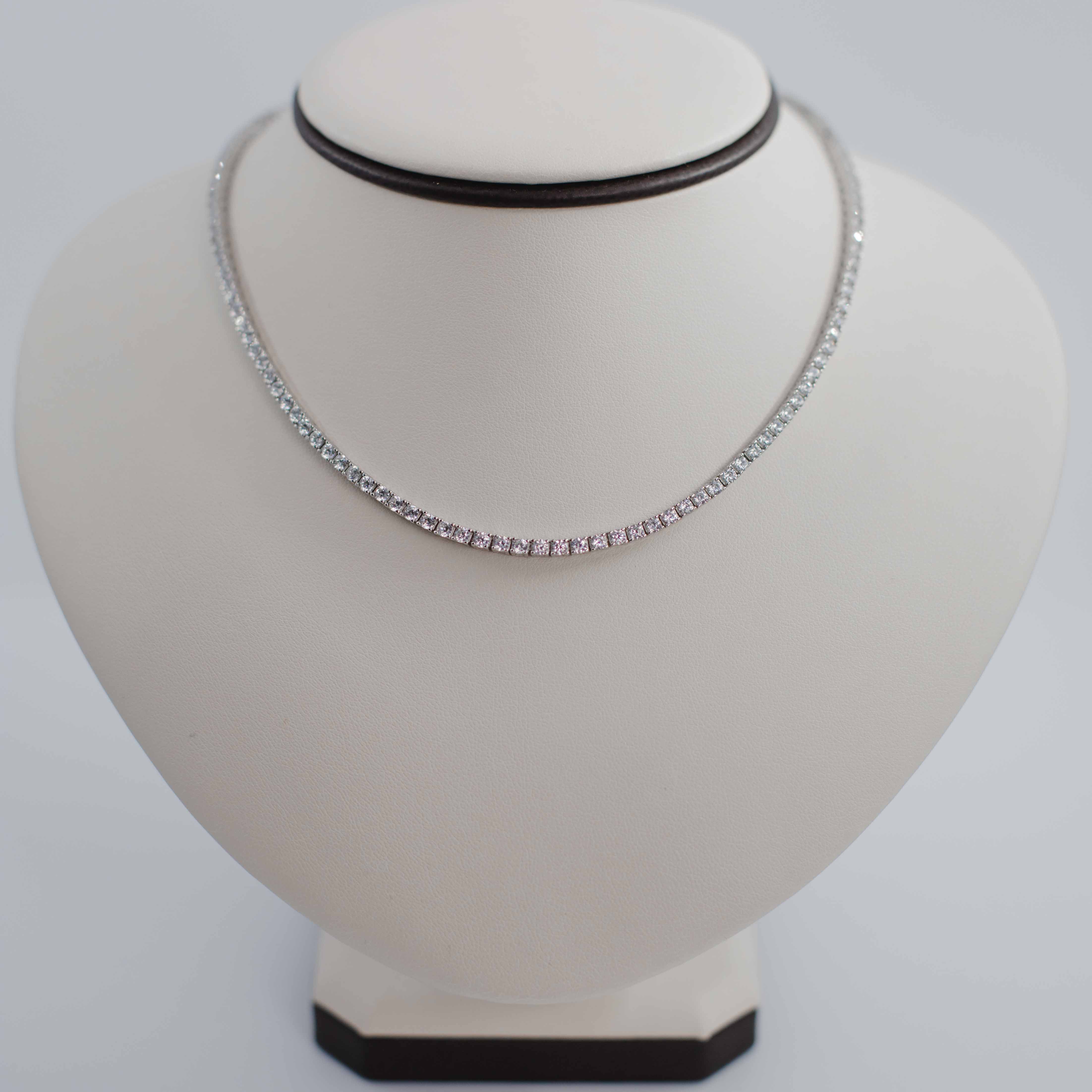 Riviera silver necklace