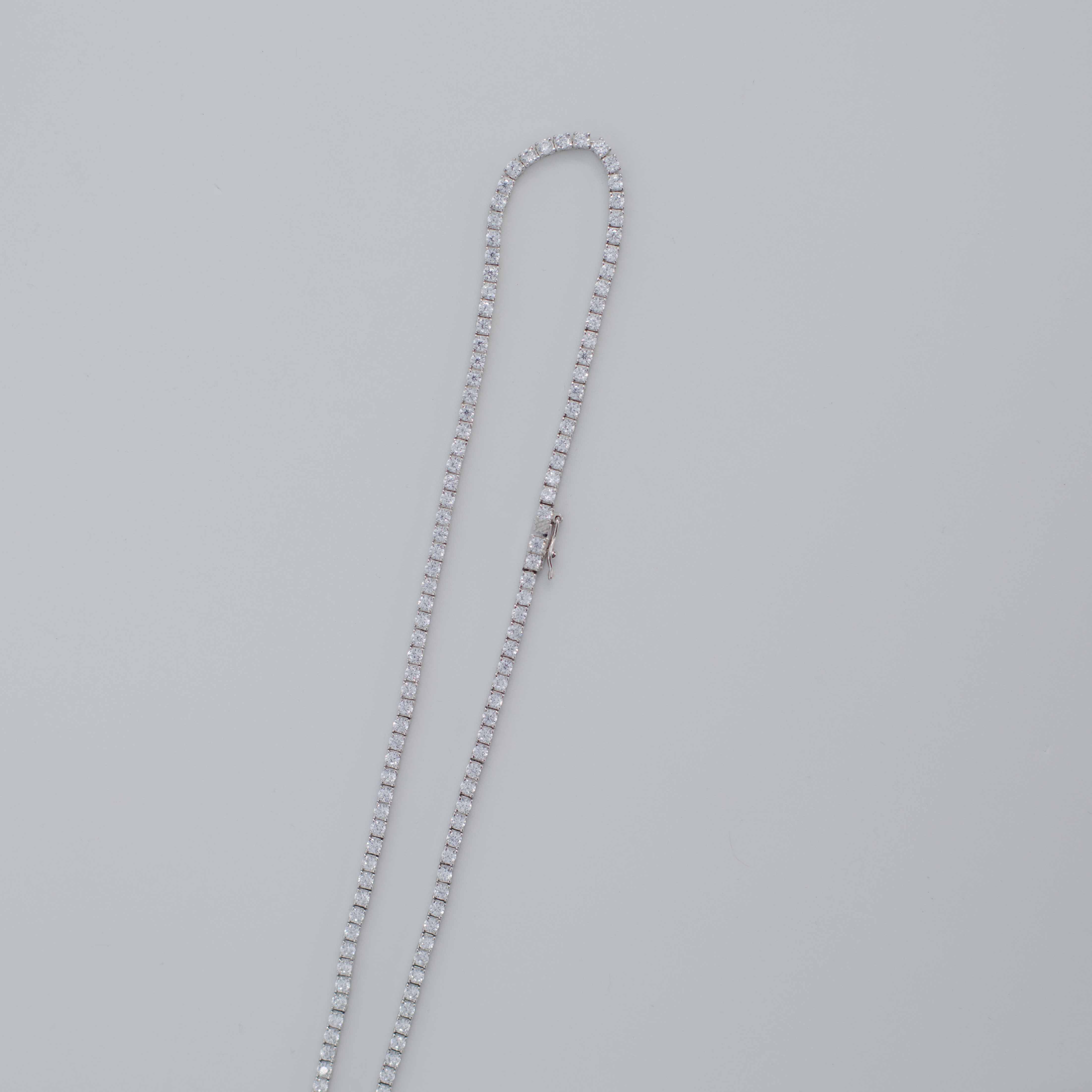 Riviera silver necklace