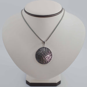 Mandala silver Necklace