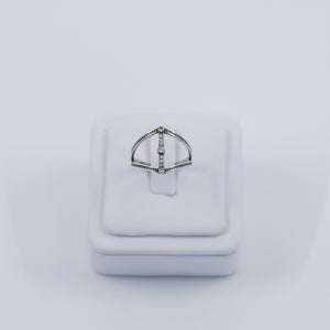 Tripartite women's ring