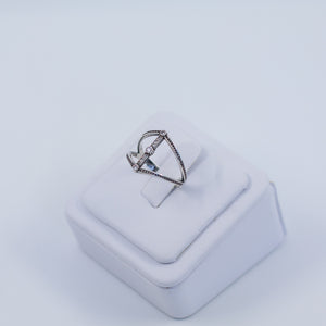 Tripartite women's ring