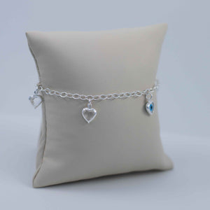 Heart shaped Evil eye bracelet