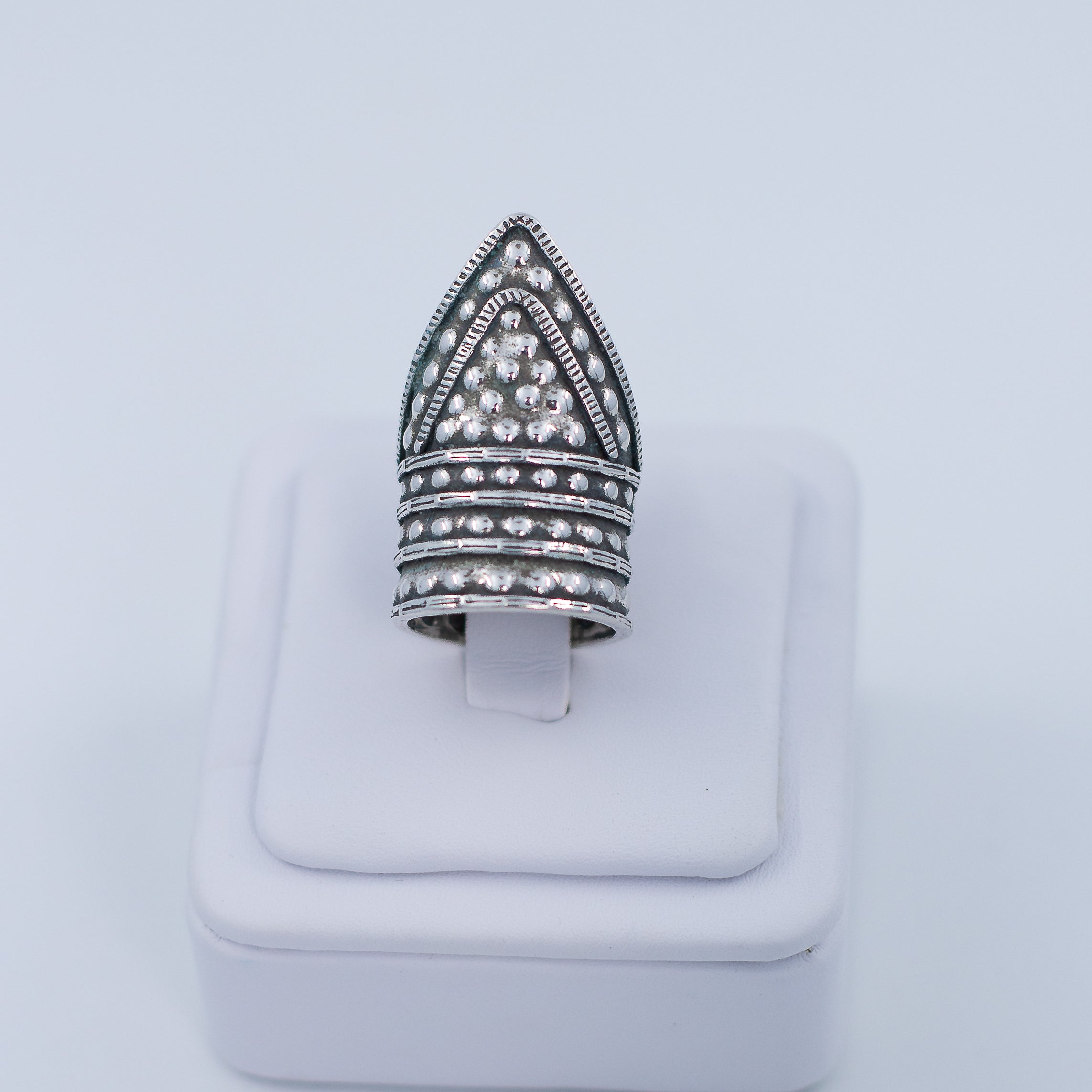 Boho tower ring