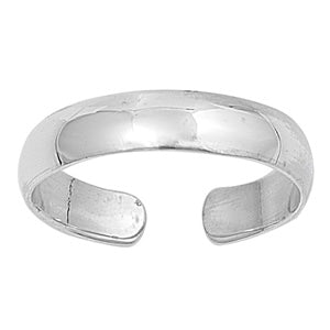 Simple silver phalanx ring