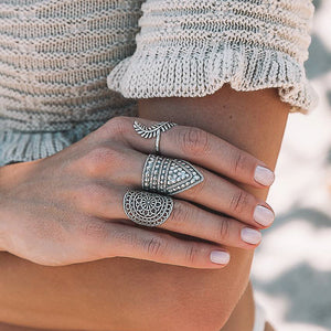 Boho tower ring