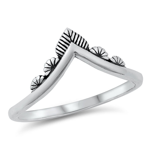 Agra silver ring