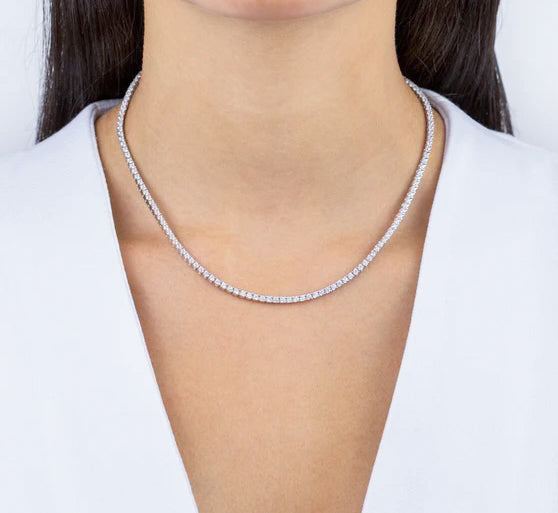 Riviera silver necklace