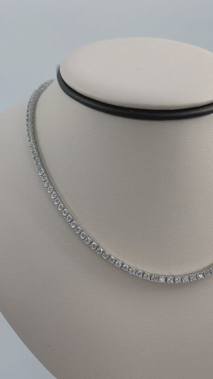 Riviera silver necklace