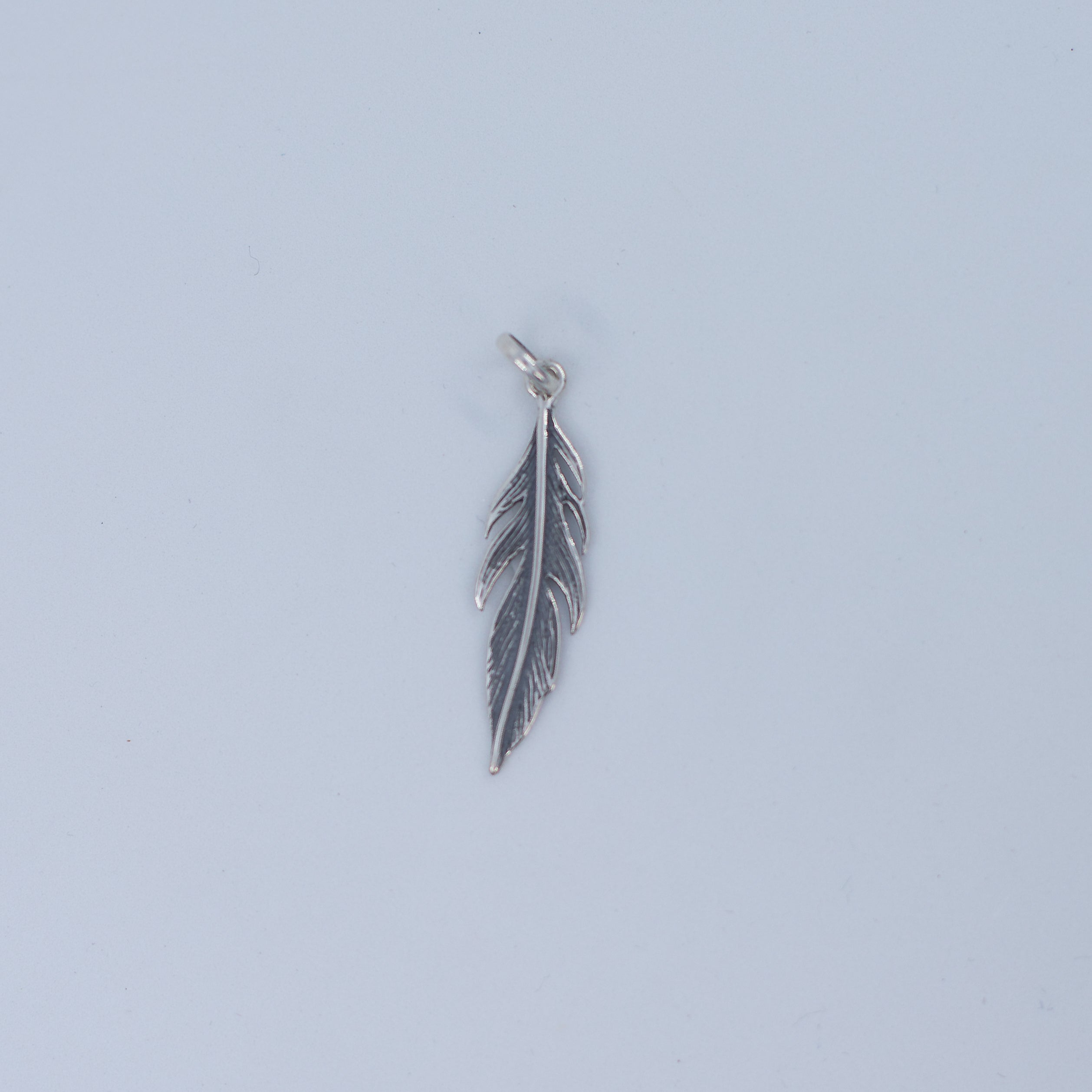 Boho Feather medium pendant