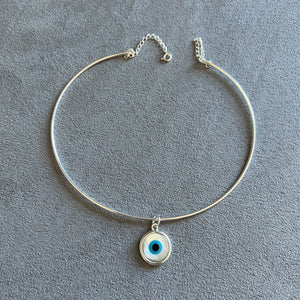 Greek eye rigid choker