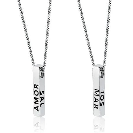 Amor, sol, mar, sal necklace