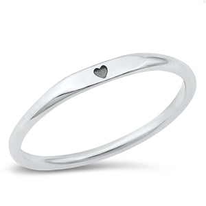 Very minimalist silver ring