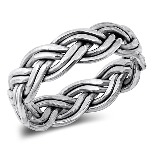 Braided men’s ring