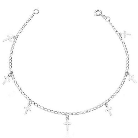 Small cross choker  necklace