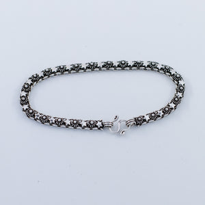 Indian silver stars bracelet