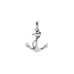 Anchor silver pendant