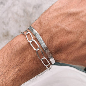 Herringbone bracelet 4.5mm
