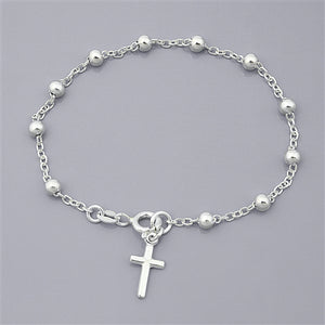 Rosary Silver Bracelet